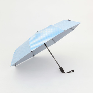 傘 セール】 16本骨切り継ぎストライプ 雨傘 日傘 遮光 レイン 長傘